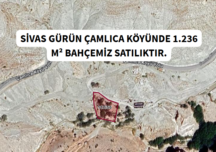 SİVAS GÜRÜN ÇAMLICA  KÖYÜNDE  1.236  M² BAHÇE  SATILIKTIR - SİVAS GÜRÜN fotoğraf 8